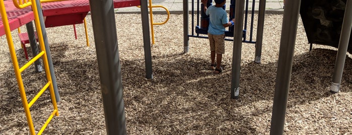 roundhouse playground is one of Toronto for Ethan.