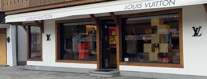 Louis Vuitton is one of Verbier- Gstaad- Courchevel- Genève.