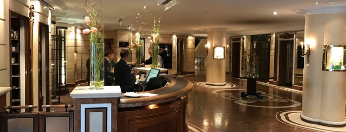 Hotel Bayerischer Hof is one of Louis Vuitton in Munich.