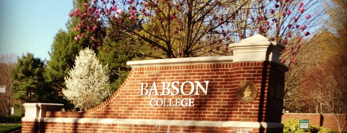 Babson College is one of To visit boston.