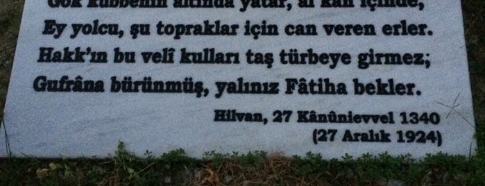 Kanlı Sırt Anıtı is one of * GEZGİN'İN GUNLÜĞÜ *.