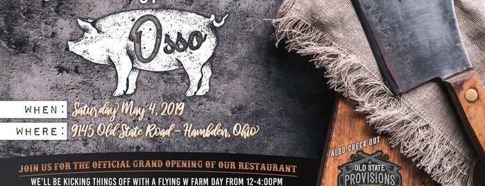 Osso Farm Restaurant is one of Cleveland.
