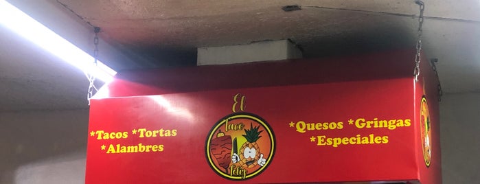 El Taco Feliz is one of สถานที่ที่ Vanessa ถูกใจ.