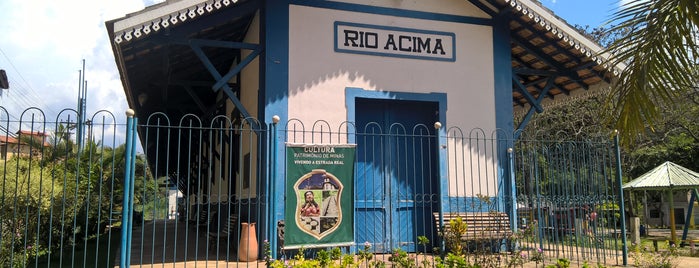 Estação Ferroviária de Rio Acima is one of Lieux qui ont plu à Bruno.