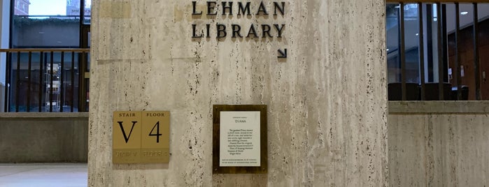 Lehman Social Sciences Library is one of Columbia University Libraries.