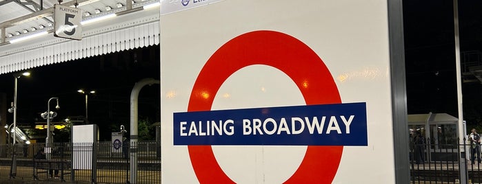 Ealing Broadway Railway Station (EAL) is one of Stations - NR London used.