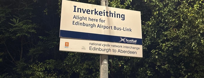 Inverkeithing Railway Station (INK) is one of East Coast Network.