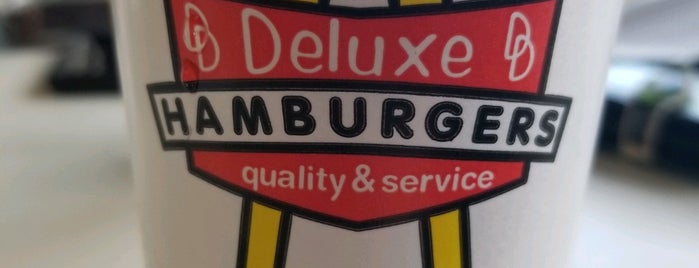 Deluxe Hamburgers is one of Favorite Food.