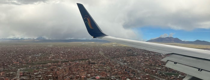 Aeropuerto Internacional El Alto (LBP) is one of Aeropuertos.