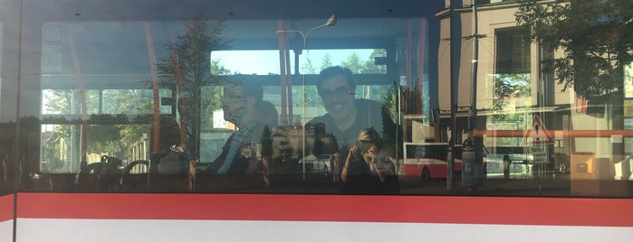 Náměstí Míru (tram, bus) is one of Davidさんのお気に入りスポット.
