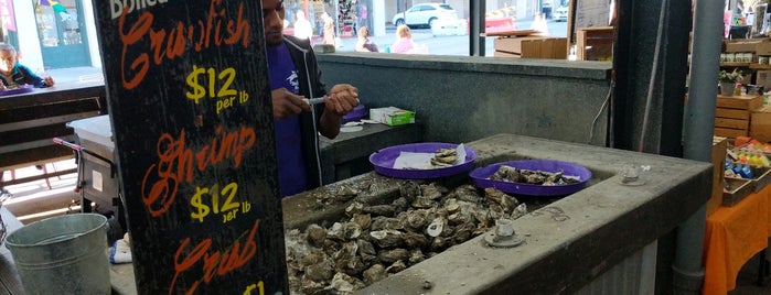 Seafood Dock at the French Market is one of NOLA baby: TRW.