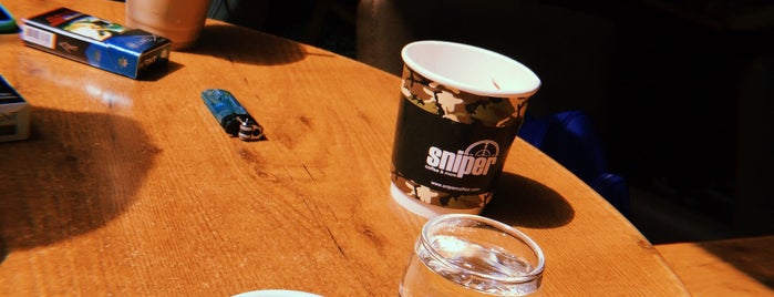 Sniper Coffee is one of สถานที่ที่ Gamze ถูกใจ.