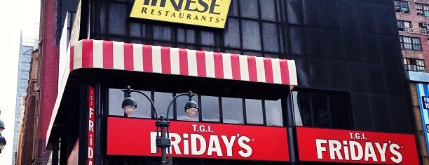 TGI Fridays is one of For a terrible time...