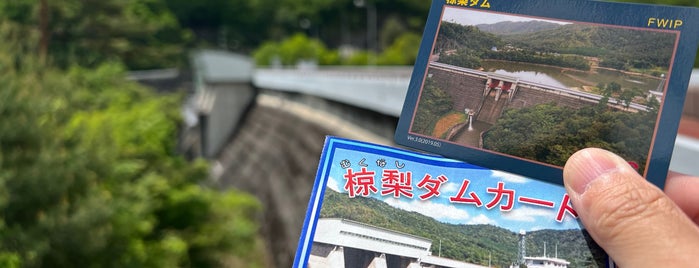 椋梨ダム is one of ダムカードを配布しているダム（西日本編）.