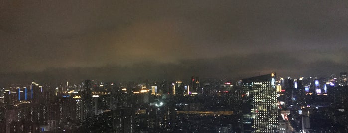 Skyline Lounge 荟星阁 49th Floor is one of Renata'nın Beğendiği Mekanlar.