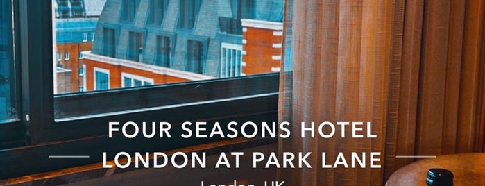 Four Seasons Hotel is one of London +.