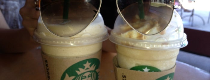 Starbucks is one of 마시서.