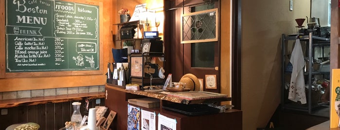 Cafe Terior Boston is one of Lugares favoritos de Koji.