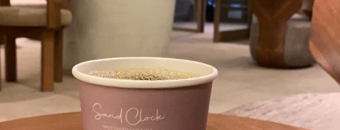 Sand Clock is one of Riyadh Cafes.