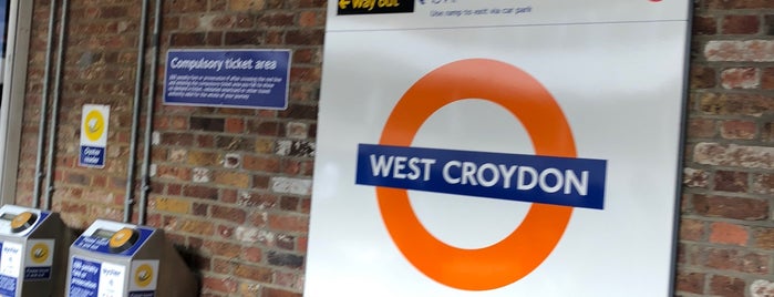 West Croydon Railway Station (WCY) is one of London Overground Train Stations.