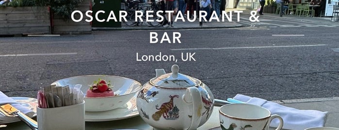 Oscar Bar & Restaurant is one of Afternoon Tea.
