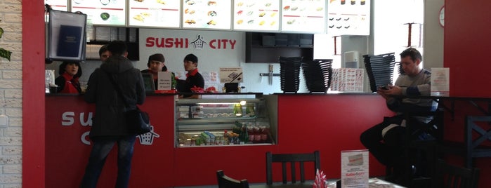 Sushi-City is one of Обеденные жральни.