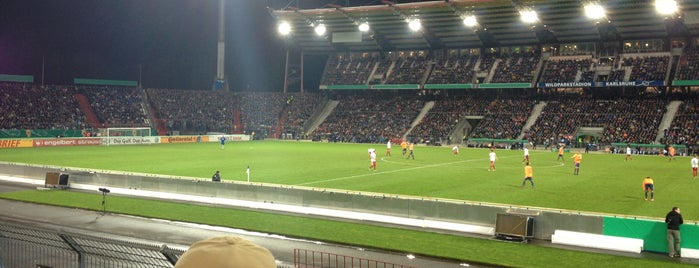 Wildparkstadion is one of Stadien.