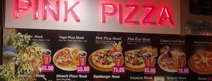 Pink Pizza Cafe is one of Seferihisar (Mant Kırtasiye Üretimi NWM Adisyon ).