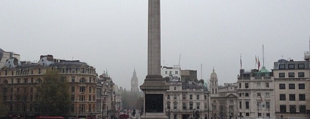 Trafalgar Square is one of London, baby!!!.