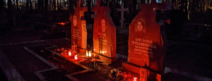 Смоленское блокадное кладбище «Остров Декабристов» is one of 🕳.