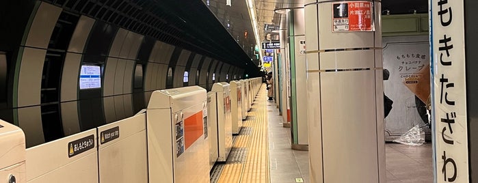 Odakyu Platforms 1-2 is one of 駅.