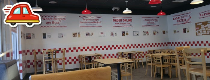 Five Guys is one of my places.