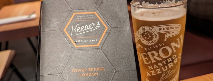 Keepers Lounge Bar & Kitchen is one of London.