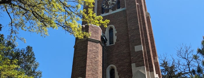 Beaumont Tower is one of The English professor.