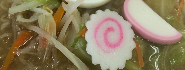 元祖納豆ラーメン㐂楽 is one of 秋田市ラーメン屋さんコレクション.