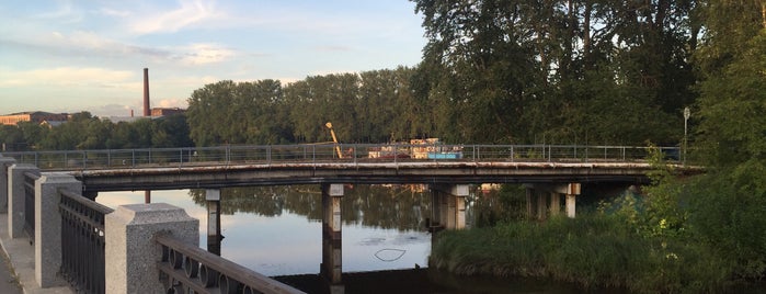 Резвый мост is one of St Petersburg - city of bridges.