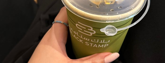BLACK STAMP | Coffee & Roasters is one of Riyadh cafes.