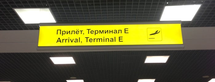 Зал прилёта / Arrival Hall (E) is one of SVO Airport Facilities.