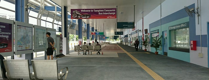 Tampines Concourse Bus Interchange is one of TPD "The Perfect Day" Bus Routes (#01).