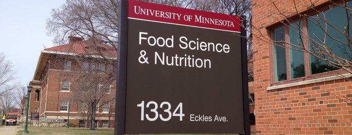 Department of Food Science and Nutrition is one of Brad's Saved Places.