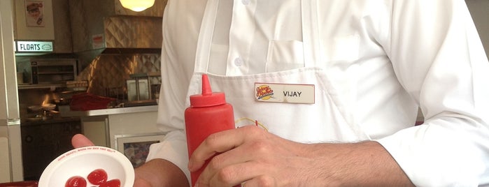 Johnny Rockets is one of Haya V. List.