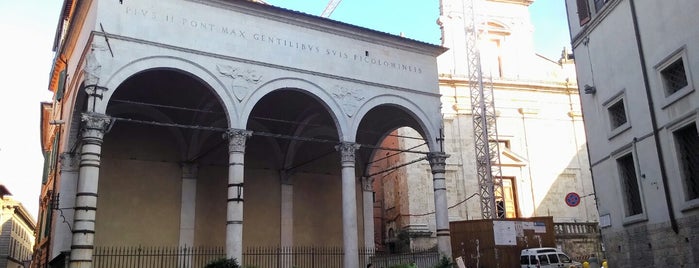 Palazzo Piccolomini - Sala Bianca P. is one of siena.