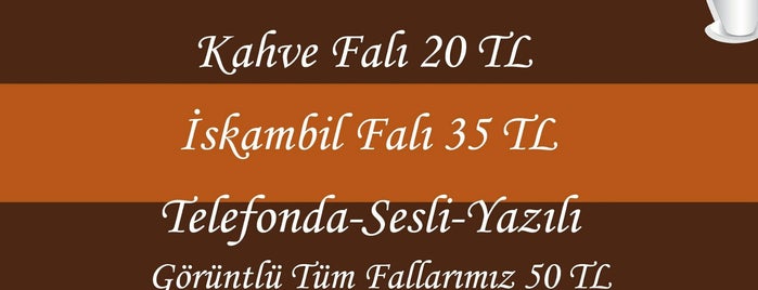 Falcı Funda is one of MUHABBET CAFE 05443139173.