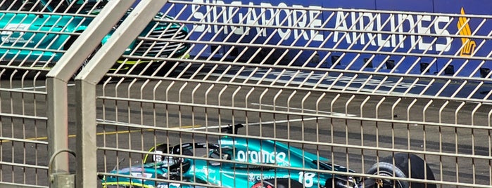 Singapore F1 Pit Grandstand is one of Asia.