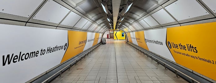 Heathrow Terminals 2 & 3 London Underground Station is one of venus.