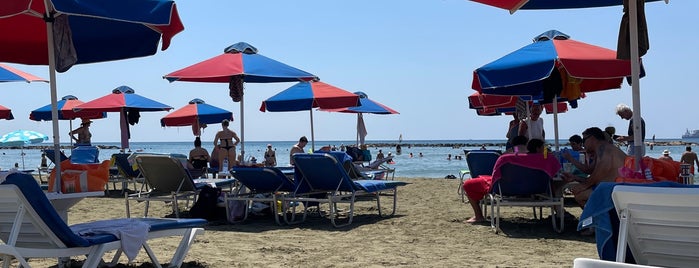 Larnaca CTO Beach is one of Lugares favoritos de Chris.