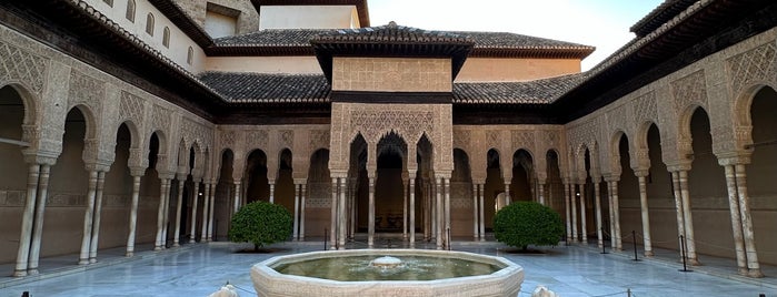 Patio de los Leones is one of Granada Spain.
