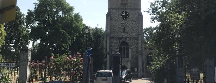 St Dunstan's is one of Churches - Rung at.