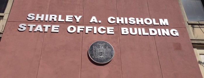 Shirley A. Chisholm State Office Building is one of Posti che sono piaciuti a Brownstone Living NYC.