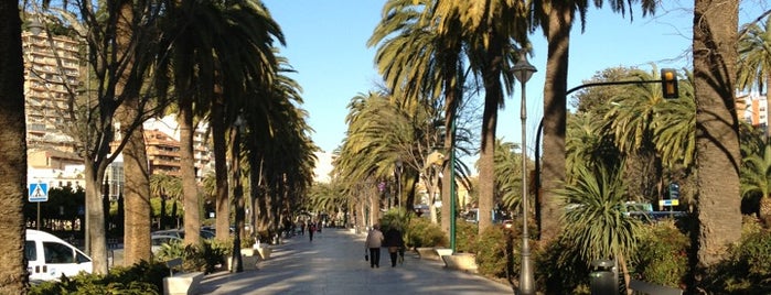 Paseo del Parque is one of Malaga and Grenada.
